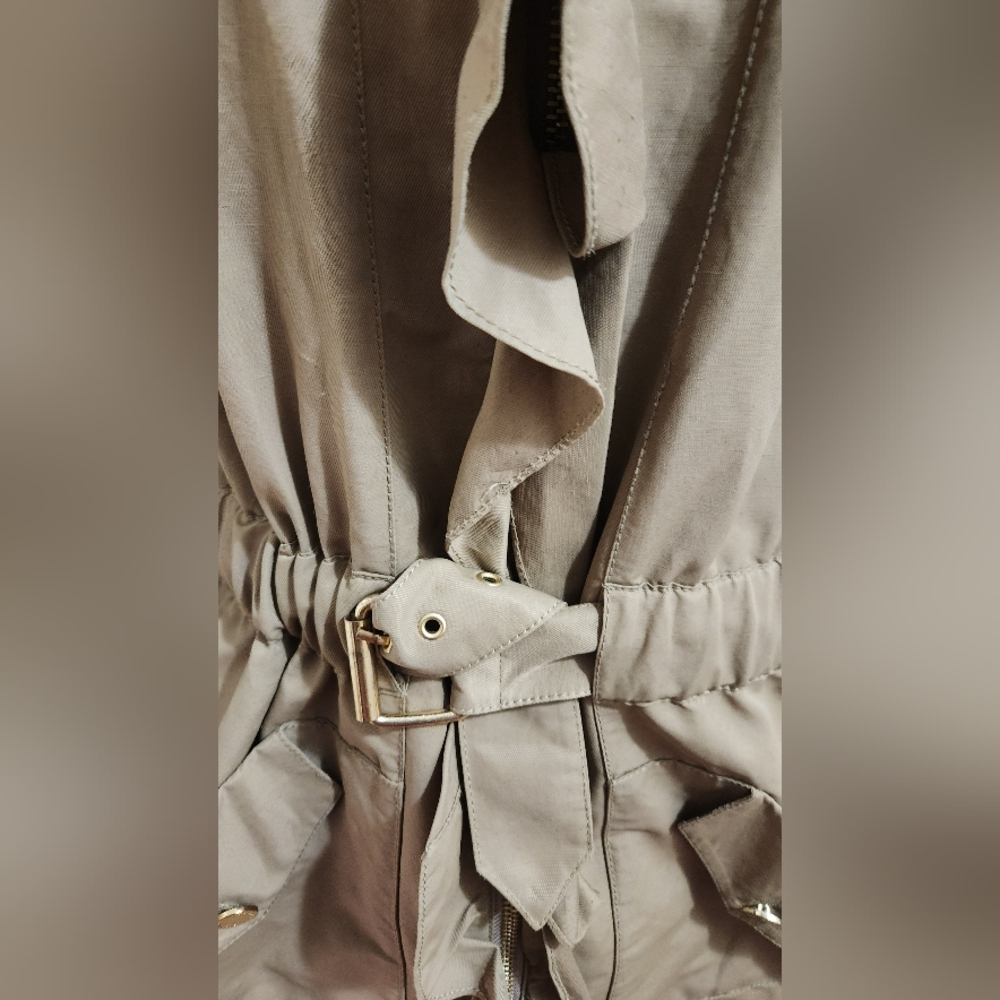 Tory Burch Ruffle Utility Jacket - Picture 6 of 10